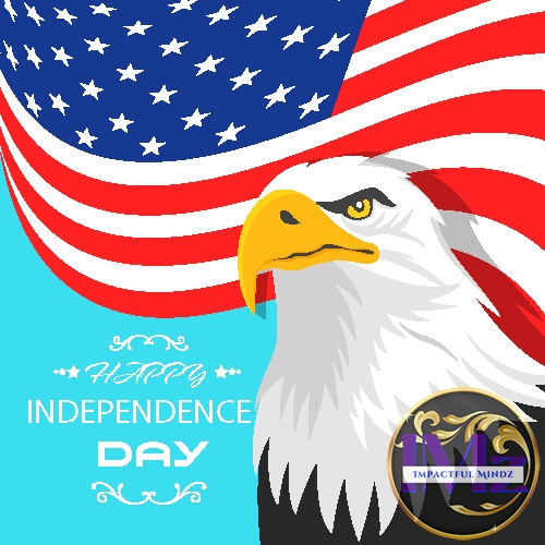 US flag and eagle