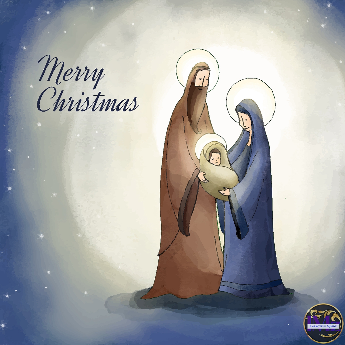 Christmas with Nativity scene