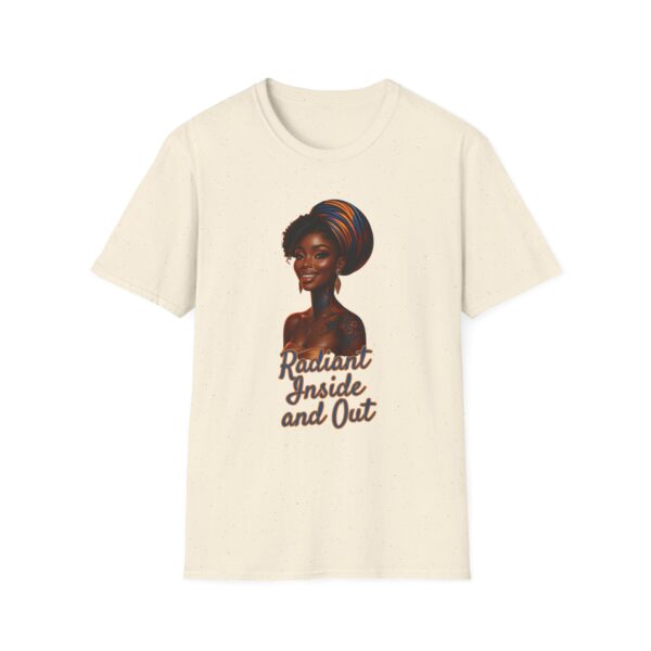 Radiant Inside and Out – Affirmation Tee Bold. Sleek. Limitlessly radiant.
